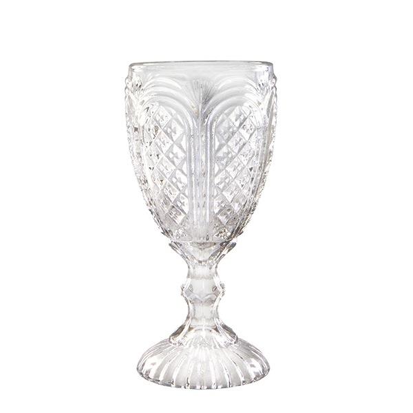 Rental store for Clear Vintage Carousel Glass 11oz in Lexington Kentucky