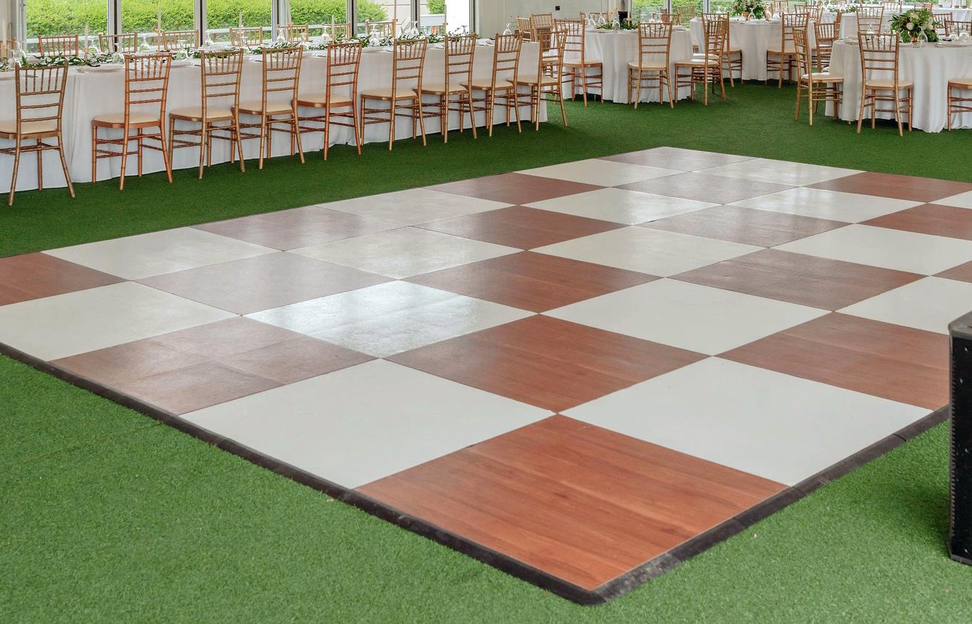 Rental store for DANCE FLOOR BROWN WH 18X18 in Lexington Kentucky